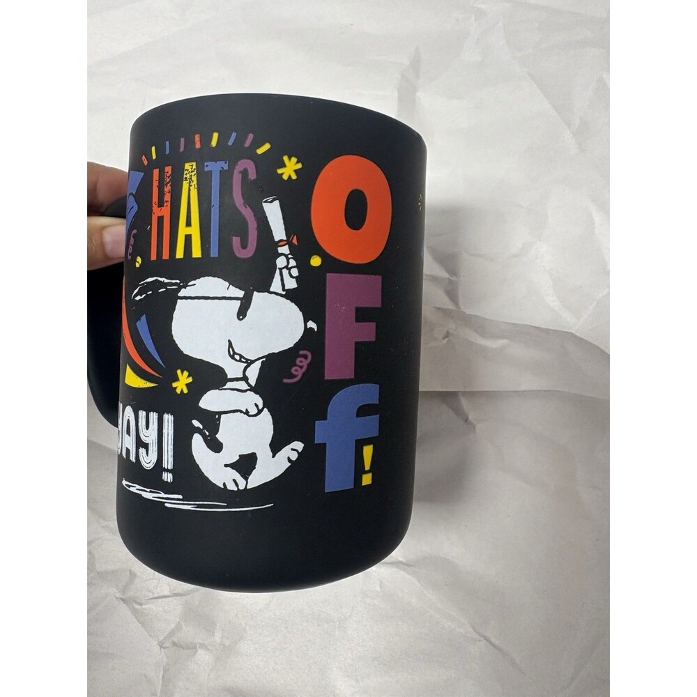 Peanuts Snoopy Graduation Mug Hats Off Yay